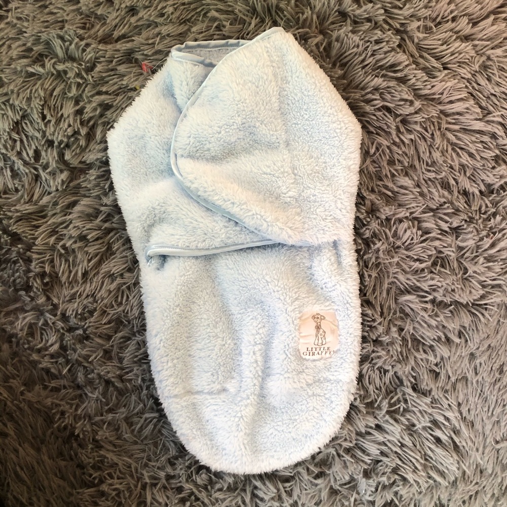 Little Giraffe plush swaddle